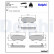 Brake Pad Set, disc brake LP967 Delphi, Thumbnail 3