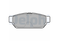 Brake Pad Set, disc brake LP968 Delphi