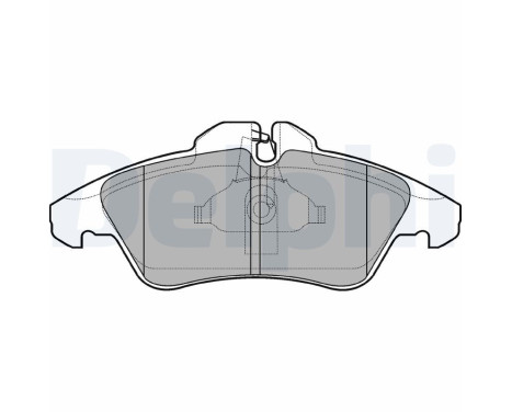 Brake Pad Set, disc brake LP980 Delphi