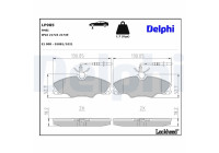 Brake Pad Set, disc brake LP985 Delphi