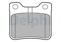 Brake Pad Set, disc brake LP991 Delphi