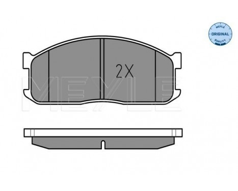 Brake Pad Set, disc brake MEYLE-ORIGINAL Quality 025 200 0215/W, Image 2