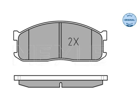 Brake Pad Set, disc brake MEYLE-ORIGINAL Quality 025 200 0215/W, Image 2