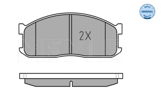 Brake Pad Set, disc brake MEYLE-ORIGINAL Quality 025 200 0215/W, Image 2