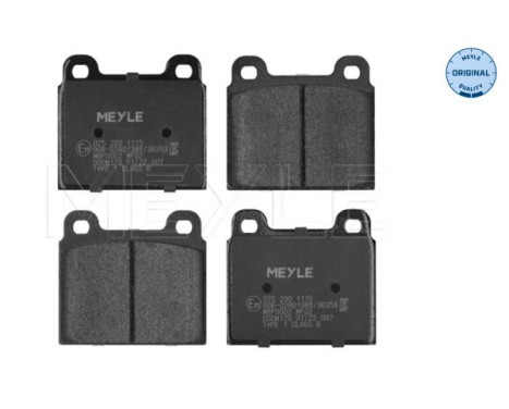 Brake Pad Set, disc brake MEYLE-ORIGINAL Quality 025 200 1115, Image 2