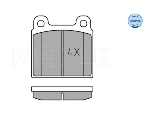 Brake Pad Set, disc brake MEYLE-ORIGINAL Quality 025 200 1115, Image 2