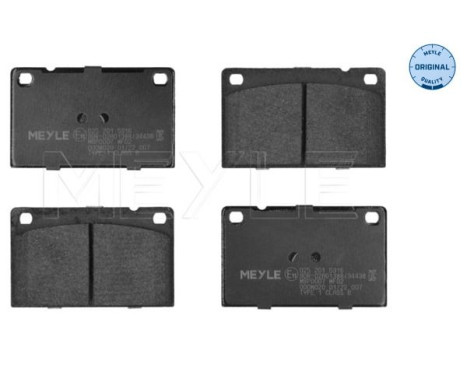 Brake Pad Set, disc brake MEYLE-ORIGINAL Quality 025 201 5316