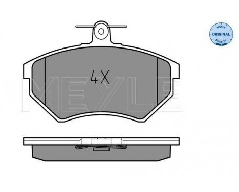 Brake Pad Set, disc brake MEYLE-ORIGINAL Quality 025 201 6816