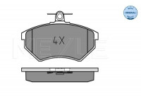 Brake Pad Set, disc brake MEYLE-ORIGINAL Quality 025 201 6819