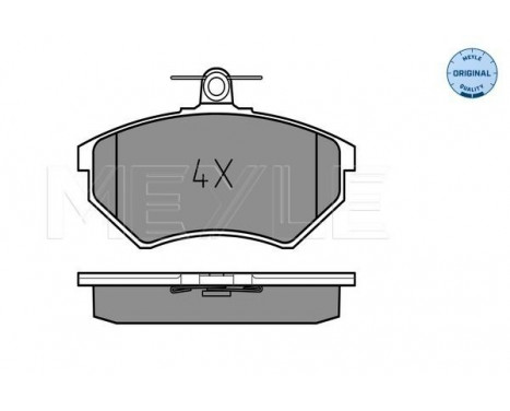 Brake Pad Set, disc brake MEYLE-ORIGINAL Quality 025 201 6819