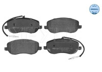 Brake Pad Set, disc brake MEYLE-ORIGINAL Quality 025 202 6119/W