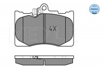 Brake Pad Set, disc brake MEYLE-ORIGINAL Quality 025 203 2517/W