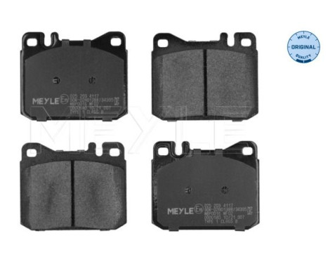 Brake Pad Set, disc brake MEYLE-ORIGINAL Quality 025 203 4117, Image 2