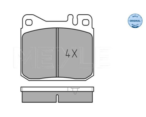 Brake Pad Set, disc brake MEYLE-ORIGINAL Quality 025 203 4117, Image 2