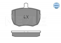 Brake Pad Set, disc brake MEYLE-ORIGINAL Quality 025 203 5918