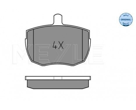 Brake Pad Set, disc brake MEYLE-ORIGINAL Quality 025 203 5918