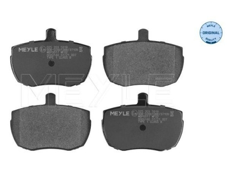 Brake Pad Set, disc brake MEYLE-ORIGINAL Quality 025 203 5918, Image 2