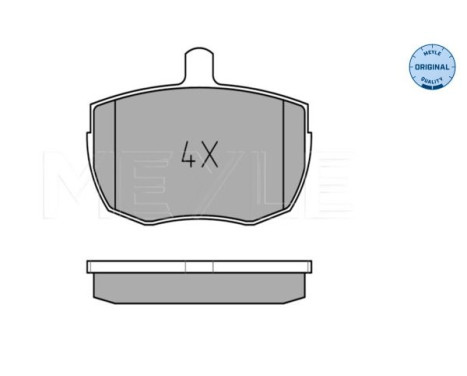 Brake Pad Set, disc brake MEYLE-ORIGINAL Quality 025 203 5918, Image 2