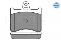 Brake Pad Set, disc brake MEYLE-ORIGINAL Quality 025 203 8915