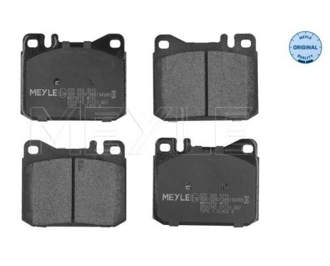 Brake Pad Set, disc brake MEYLE-ORIGINAL Quality 025 203 9215, Image 2