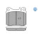 Brake Pad Set, disc brake MEYLE-ORIGINAL Quality 025 203 9215, Thumbnail 2