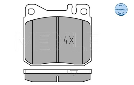 Brake Pad Set, disc brake MEYLE-ORIGINAL Quality 025 203 9215, Image 2