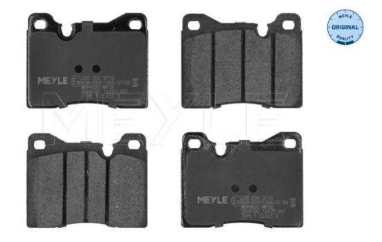 Brake Pad Set, disc brake MEYLE-ORIGINAL Quality 025 204 3715