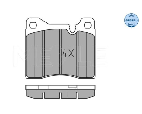Brake Pad Set, disc brake MEYLE-ORIGINAL Quality 025 204 3715, Image 2