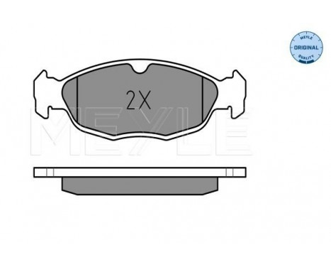 Brake Pad Set, disc brake MEYLE-ORIGINAL Quality 025 205 4716, Image 2