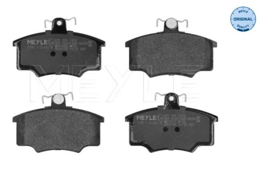 Brake Pad Set, disc brake MEYLE-ORIGINAL Quality 025 205 7419