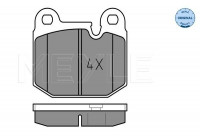 Brake Pad Set, disc brake MEYLE-ORIGINAL Quality 025 205 8816