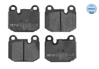 Brake Pad Set, disc brake MEYLE-ORIGINAL Quality 025 205 8816