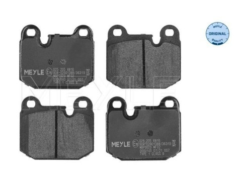 Brake Pad Set, disc brake MEYLE-ORIGINAL Quality 025 205 8816, Image 2