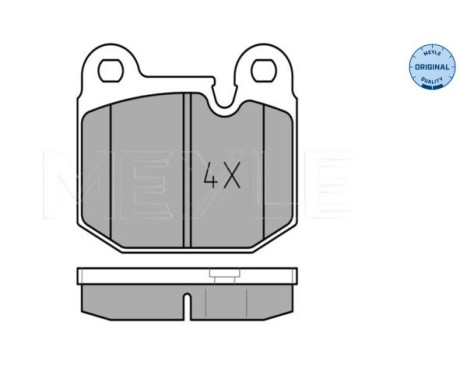 Brake Pad Set, disc brake MEYLE-ORIGINAL Quality 025 205 8816, Image 2