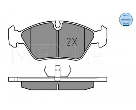 Brake Pad Set, disc brake MEYLE-ORIGINAL Quality 025 206 2919