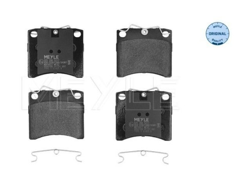 Brake Pad Set, disc brake MEYLE-ORIGINAL Quality 025 206 5217, Image 2