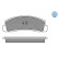 Brake Pad Set, disc brake MEYLE-ORIGINAL Quality 025 206 6016