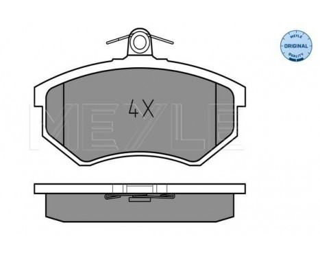 Brake Pad Set, disc brake MEYLE-ORIGINAL Quality 025 206 6919