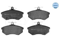 Brake Pad Set, disc brake MEYLE-ORIGINAL Quality 025 206 6919