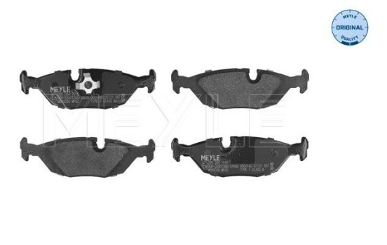 Brake Pad Set, disc brake MEYLE-ORIGINAL Quality 025 206 7516