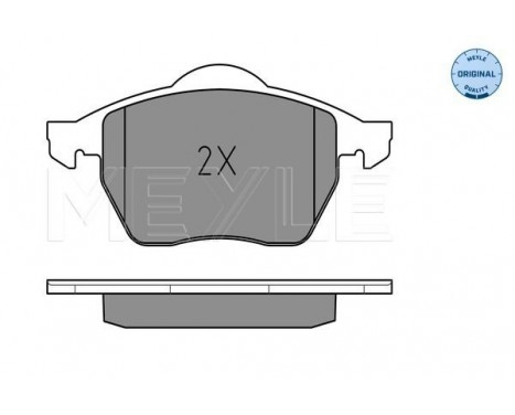 Brake Pad Set, disc brake MEYLE-ORIGINAL Quality 025 206 7619/W, Image 2