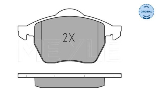 Brake Pad Set, disc brake MEYLE-ORIGINAL Quality 025 206 7619/W, Image 3
