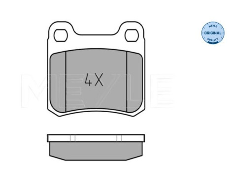 Brake Pad Set, disc brake MEYLE-ORIGINAL Quality 025 206 8713, Image 2