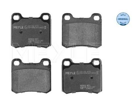 Brake Pad Set, disc brake MEYLE-ORIGINAL Quality 025 206 8715, Image 2