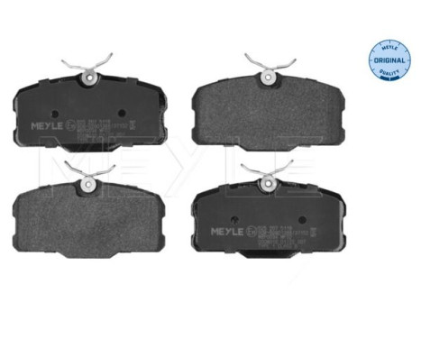 Brake Pad Set, disc brake MEYLE-ORIGINAL Quality 025 207 5118, Image 2