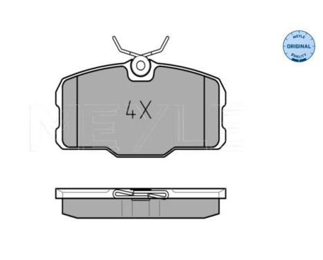 Brake Pad Set, disc brake MEYLE-ORIGINAL Quality 025 207 5118, Image 2