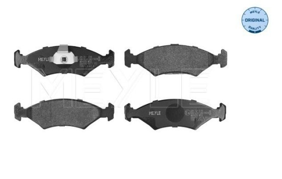 Brake Pad Set, disc brake MEYLE-ORIGINAL Quality 025 207 5318