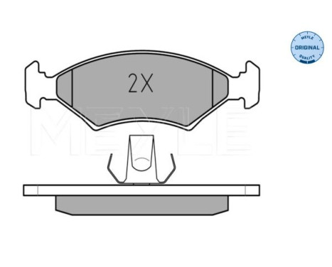 Brake Pad Set, disc brake MEYLE-ORIGINAL Quality 025 207 5318, Image 2