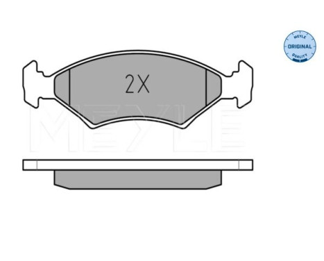 Brake Pad Set, disc brake MEYLE-ORIGINAL Quality 025 207 5318, Image 3