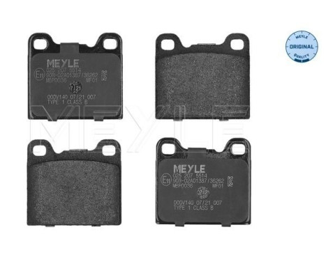 Brake Pad Set, disc brake MEYLE-ORIGINAL Quality 025 207 5514, Image 2